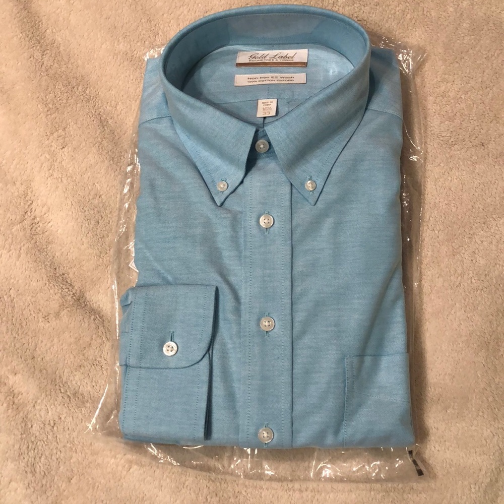 Roundtree & Yorke Gold Label 16.5 33 dress shirt